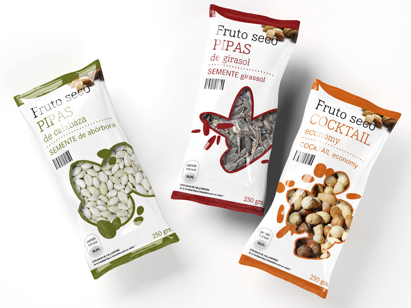 Download Packaging of the world: Fruto Seco Nuts Packaging Design