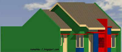 denah rumah minimalis 1 lantai 