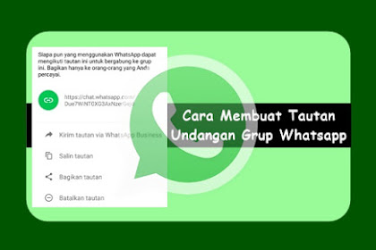 √ Cara Menciptakan Tautan Usul Grup Whatsapp