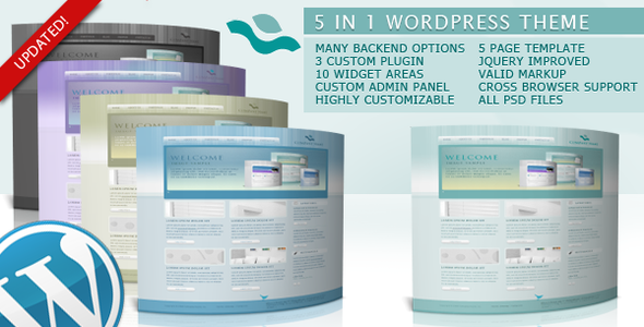 RT-Theme 4 / Business Theme 5 in 1 for Wordpress - Business Corporate
