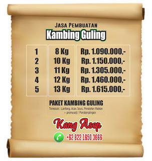 Harga jasa pembuatan kambing guling