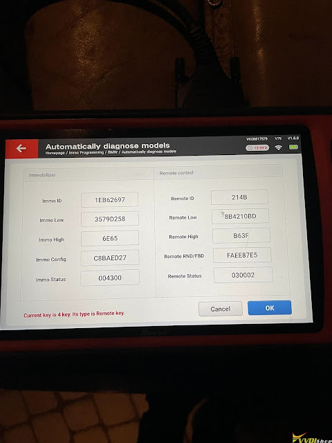 VVDI Key Tool Plus BMW CAS3+ ISTAP Car Not Start 2