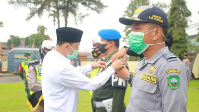 Wabup Sabar AS Pimpin Apel Operasi Ketupat Singgalang Tahun 2021