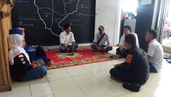 Rapat Koordinasi Panwaslu Kecamatan Marbo Penerimaan PTPS Bersama Pengawas Pemilu Lapangan 