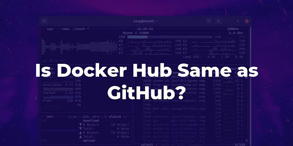 Is Docker Hub Same as GitHub?