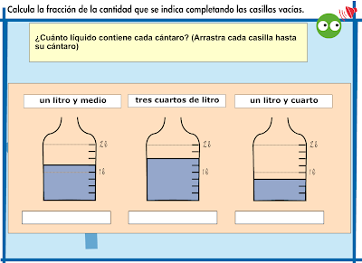 Las TIC en Primaria: LAS MEDIDAS DE CAPACIDAD Y DE PESO (II)