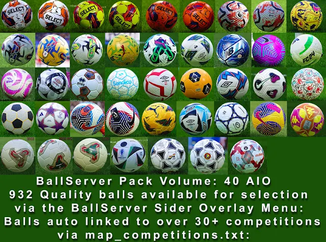 PES 2021 BallServer Pack Vol. 40 AIO