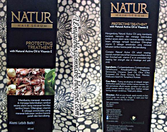 Natur Hair Serum Protecting Treatment Review 3