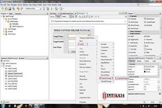 tutorial netbeans, selisih tanggal netbeans, jdcalendar