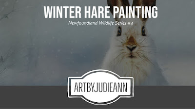 Painting Of A Hare In Winter