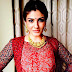 Raveena Tandon Designer Gold Necklace And Earrings