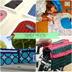 Family melon Collage