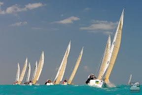 J/80s sailing off Key West - Race Week