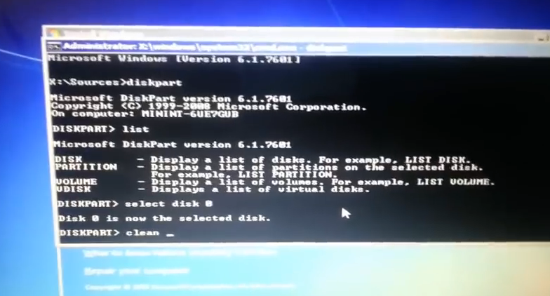 Windows Cannot be Installed to this Disk the selected Disk is of the GPT style