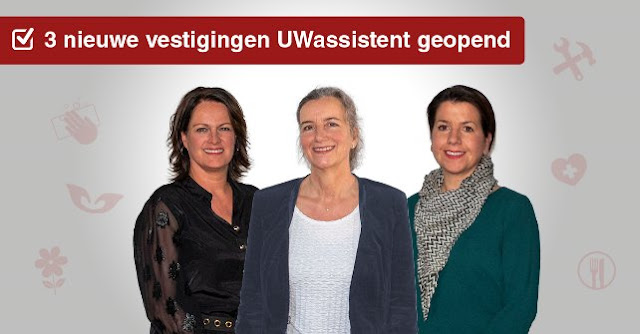 Drie nieuwe franchisenemers UWassistent