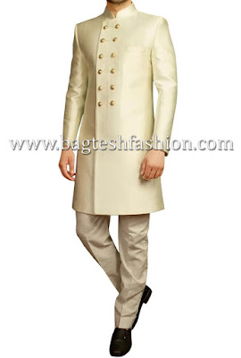 Buy Indian Wedding Beige Sherwani