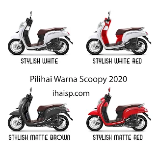 Honda Scoopy 2020: Fitur, Harga, Spesifikasi dan 8 Pilihan Warna