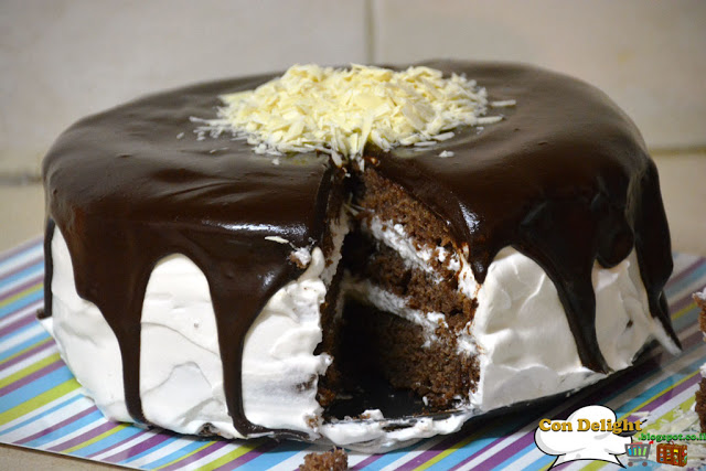 scrumptious chocolate cake