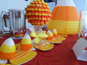 Celebrate Halloween with your favorite Monsters with a fun Candy Corn Halloween dinner party. Check out all the great DIY ideas and decorations to easily create a Halloween party that will send your guests out trick or treating in full Halloween spirit.
