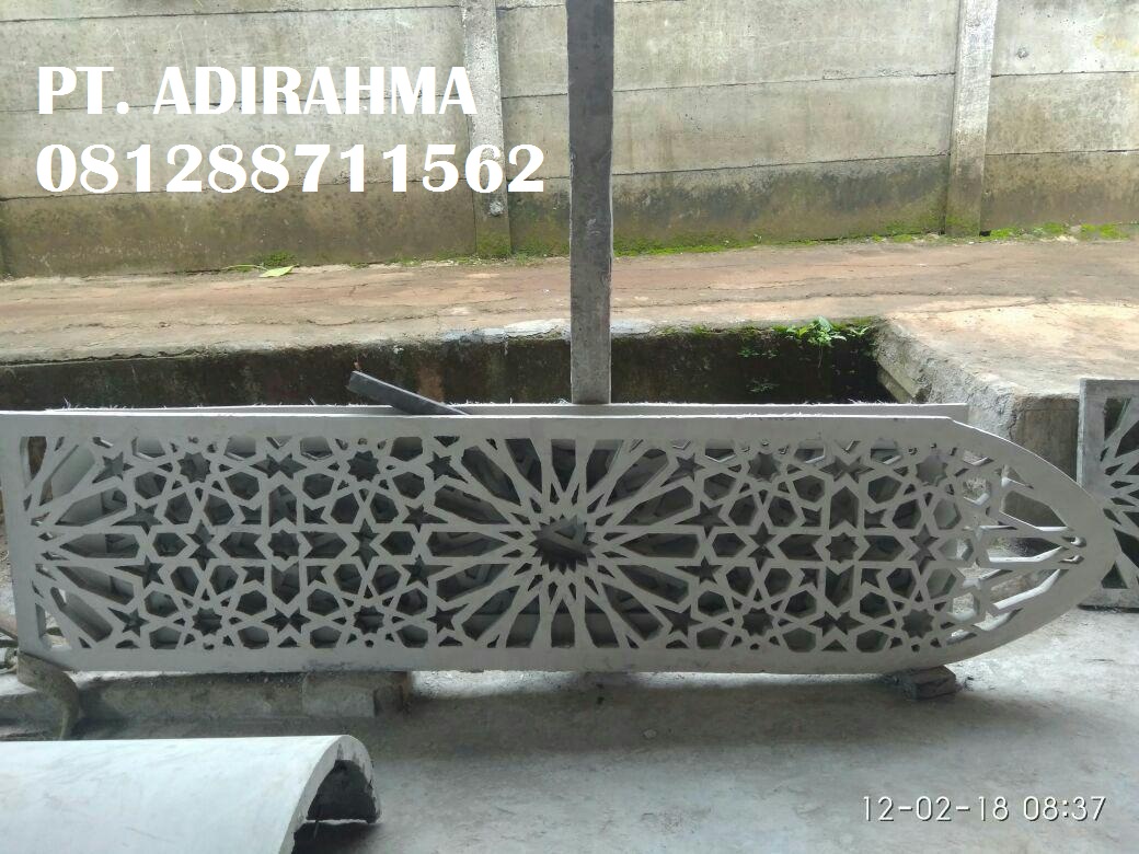 pabrik gambar ornamen dinding masjid grc  081288711562