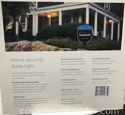 Costco 1364670 - Ward off would be intruders with the SimpliSafe Home Security System