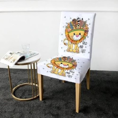 Lion Cartoon Chair Cover