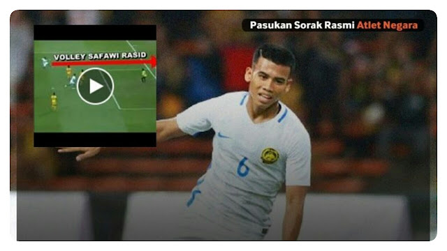 Gol Volley Berkelas Dunia Safawi Rasid, Penjaga Gol Brunei Terpaku!