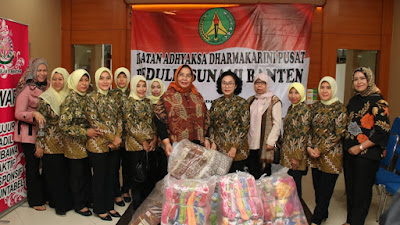 IAD Bantu Korban Tsunami Banten