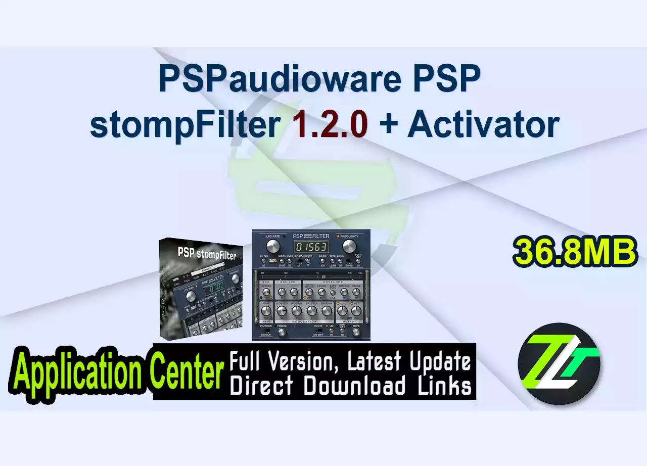 PSPaudioware PSP stompFilter 1.2.0 + Activator