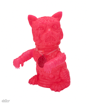 Clutter Exclusive The Manky Neko Pink Edition Vinyl Figure by Seymour