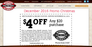 Boston Market coupons december