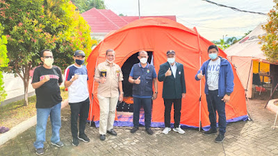 Wujud Empati, Bupati Wajo Menginap di Tenda Pengungsian Korban Gempa