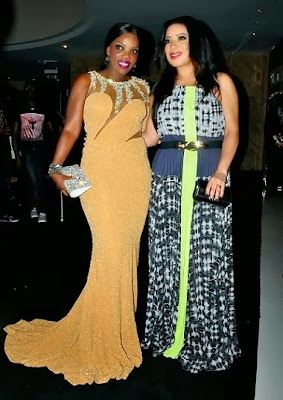 Empress Njamah and Monalisa Chinda at Nollywood Movies awards 2013