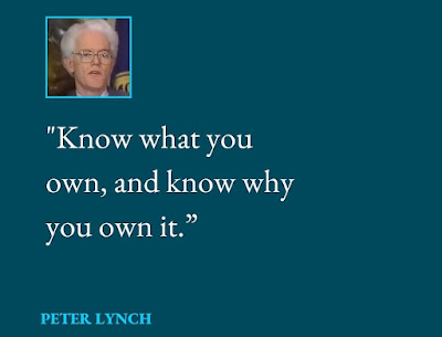 Know what you own, and know why you own it - Peter Lynch - 31.01.2024