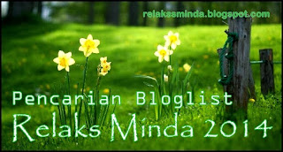 Senarai Bloglist Relaks Minda 2014