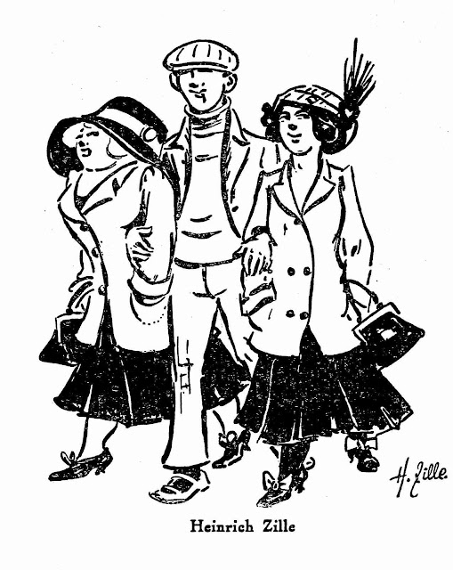 1911 youth fashion Germany large illustration