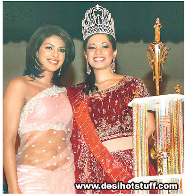 Priyanka Chopra in transparent at Miss International Beauty Pageant