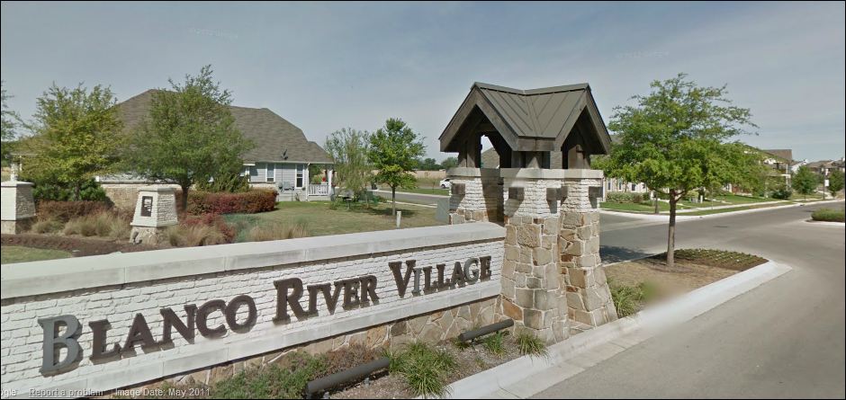 ... Homeowners of the Blanco River Village Subdivision in San Marcos, TX