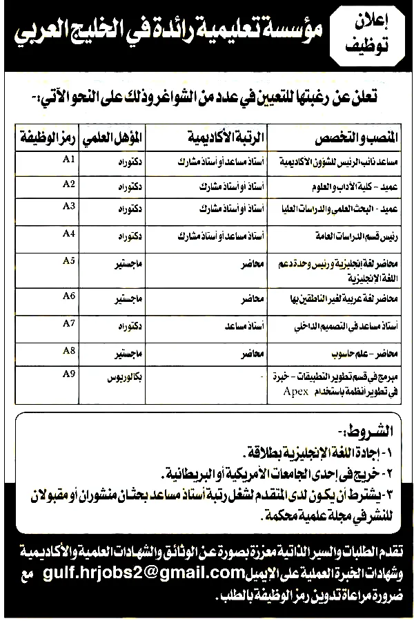 اعلانات وظائف أهرام الجمعة اليوم 2/6/2023