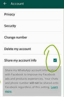 WhatsApp Share Your’ Info With Facebook