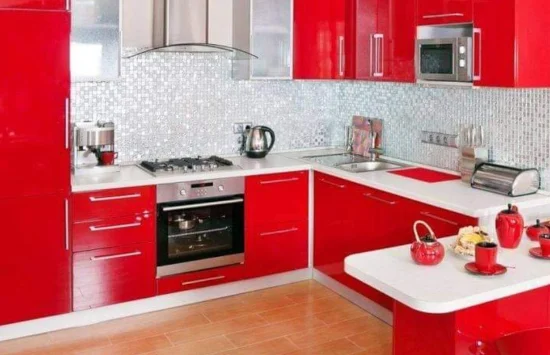 kombinasi warna kitchen set dapur