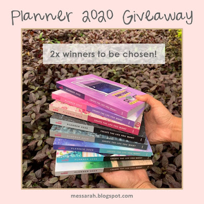 Planner 2020 Giveaway by Messarah