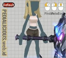 Gear Design Terra Halberd Female Lost Saga