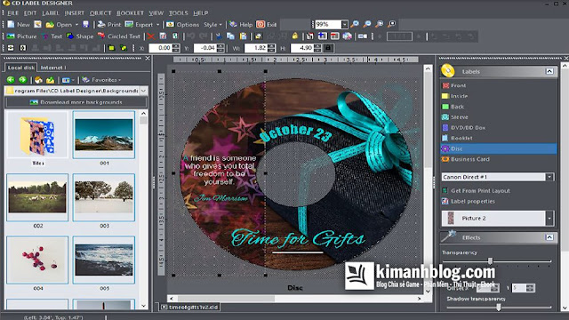 Dataland CD Label Designer 7.2.1 Build 767 Full