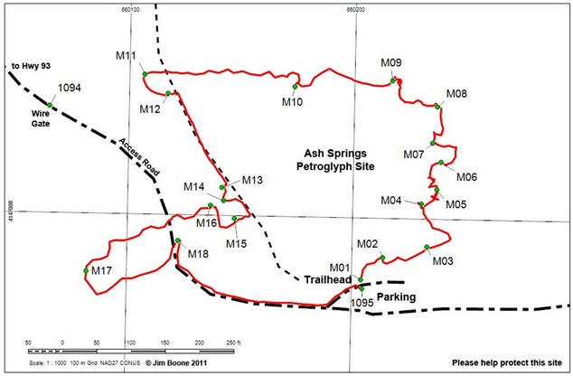 Ash Springs Site Map