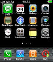 iphone menu dan cool clock s60v2