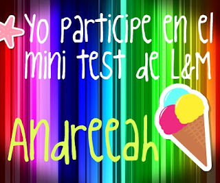 Participé en el mini test de L&M