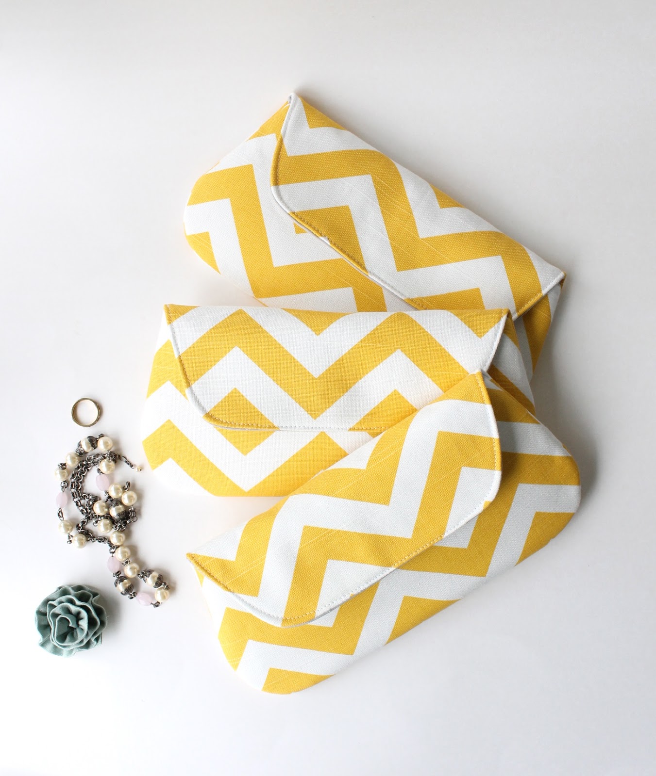 chevron clutches by allisa jacobs