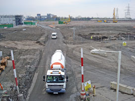 Olympic Stadium site - April 2008