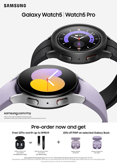 PRA-PESANAN GALAXY Z FLIP4, GALAXY Z FOLD4, GALAXY WATCH5 SERIES DAN GALAXY BUDS2 PRO SEKARANG